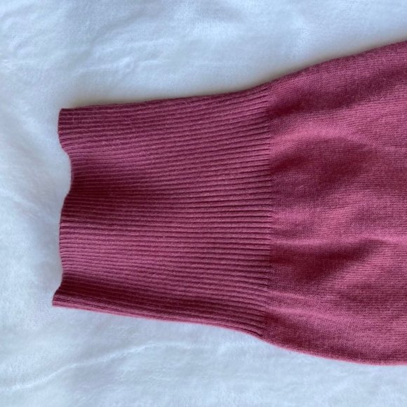 Apt. 9 Pink Sweater 3/4 Sleeves - Picture 4 of 6